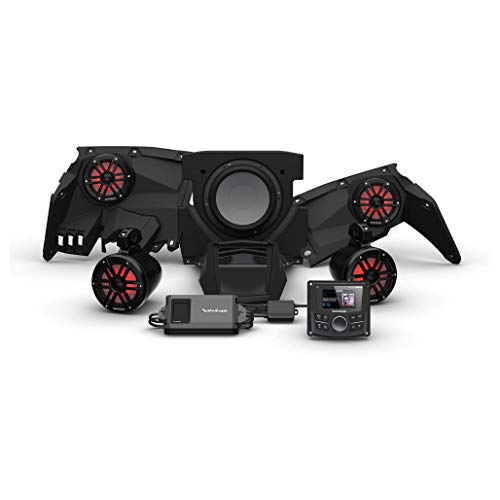 Rockford Fosgate X317-STG4 Audio Kit: PMX-2 Receiver, 800-Watt Amp, M1 Series Color Optix Multicolor LED Lighted Front, Rear Speakers & Subwoofer for Select Can-Am Maverick X3 Models (2017-2022) Rockford Fosgate X317-STG4 Audio Kit: PMX-2 Receiver, 800-Watt Amp, M1 Series Color Optix Multicolor LED Lighted Front, Rear Speakers & Subwoofer for Select Can-Am Maverick X3 Models (2017-2022)